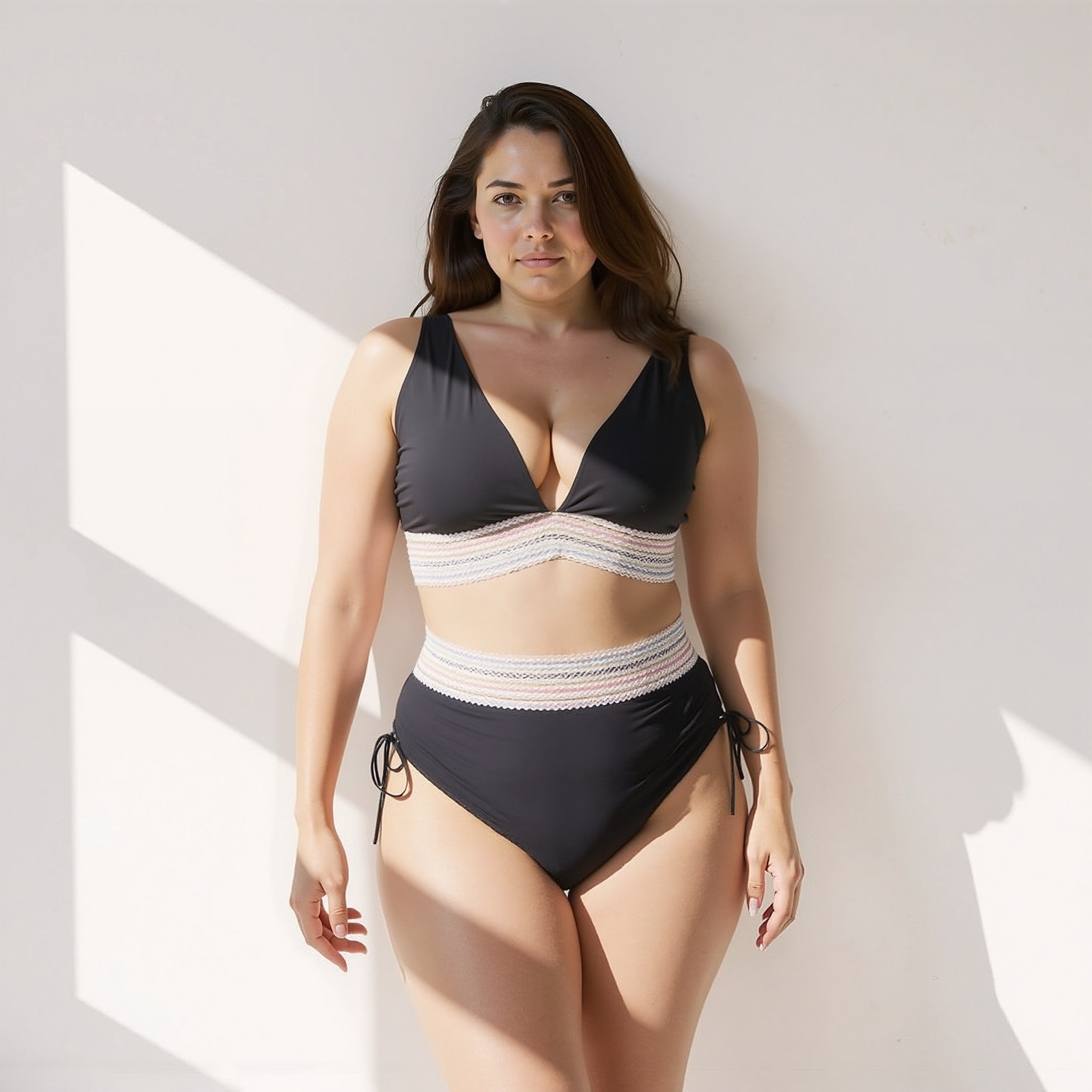 Noor - Hoge Taille Bikini Set